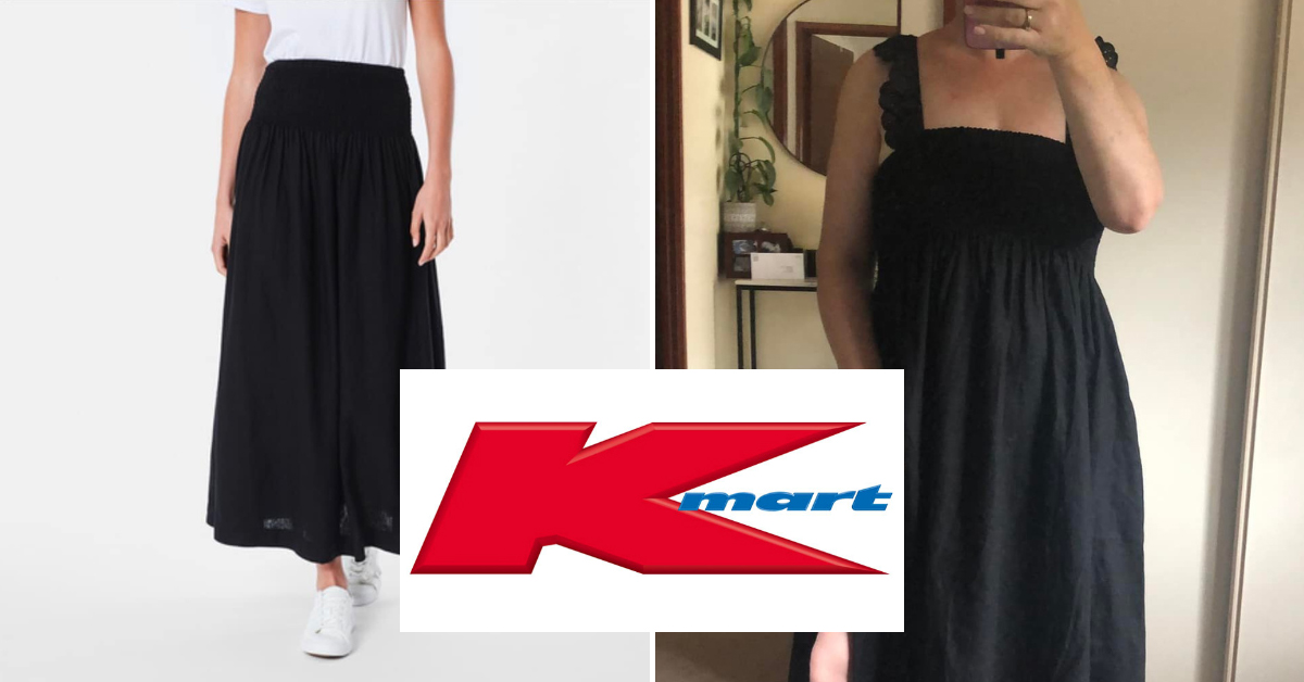 Kmart hack: Mum turns childrens' $20 dress into skirt for herself