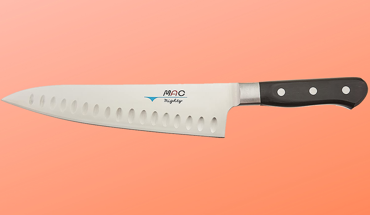 MAC Professional 6.5 inch Japanese Hollow Edge Chef Santoku Knife