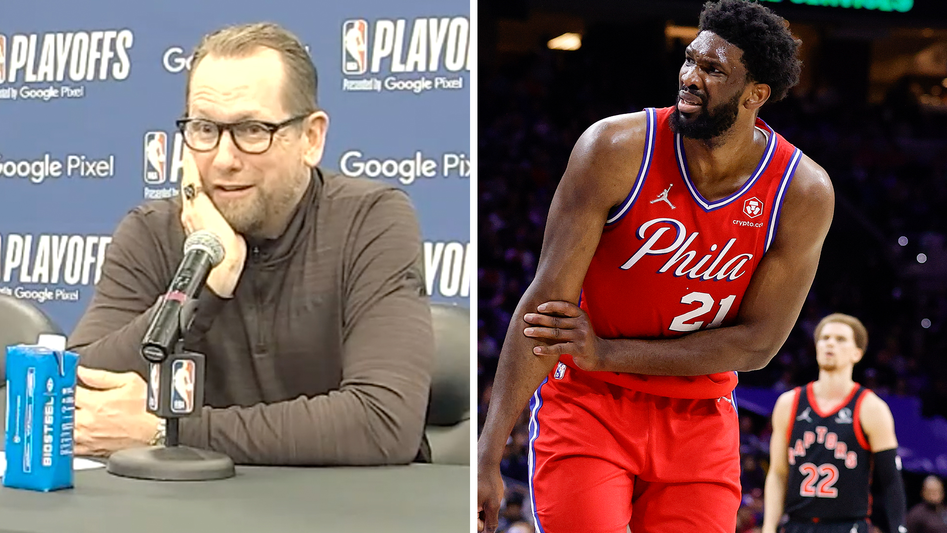76ers coach Nick Nurse wants Harden back, can co-exist with Embiid -  Victoria Times Colonist