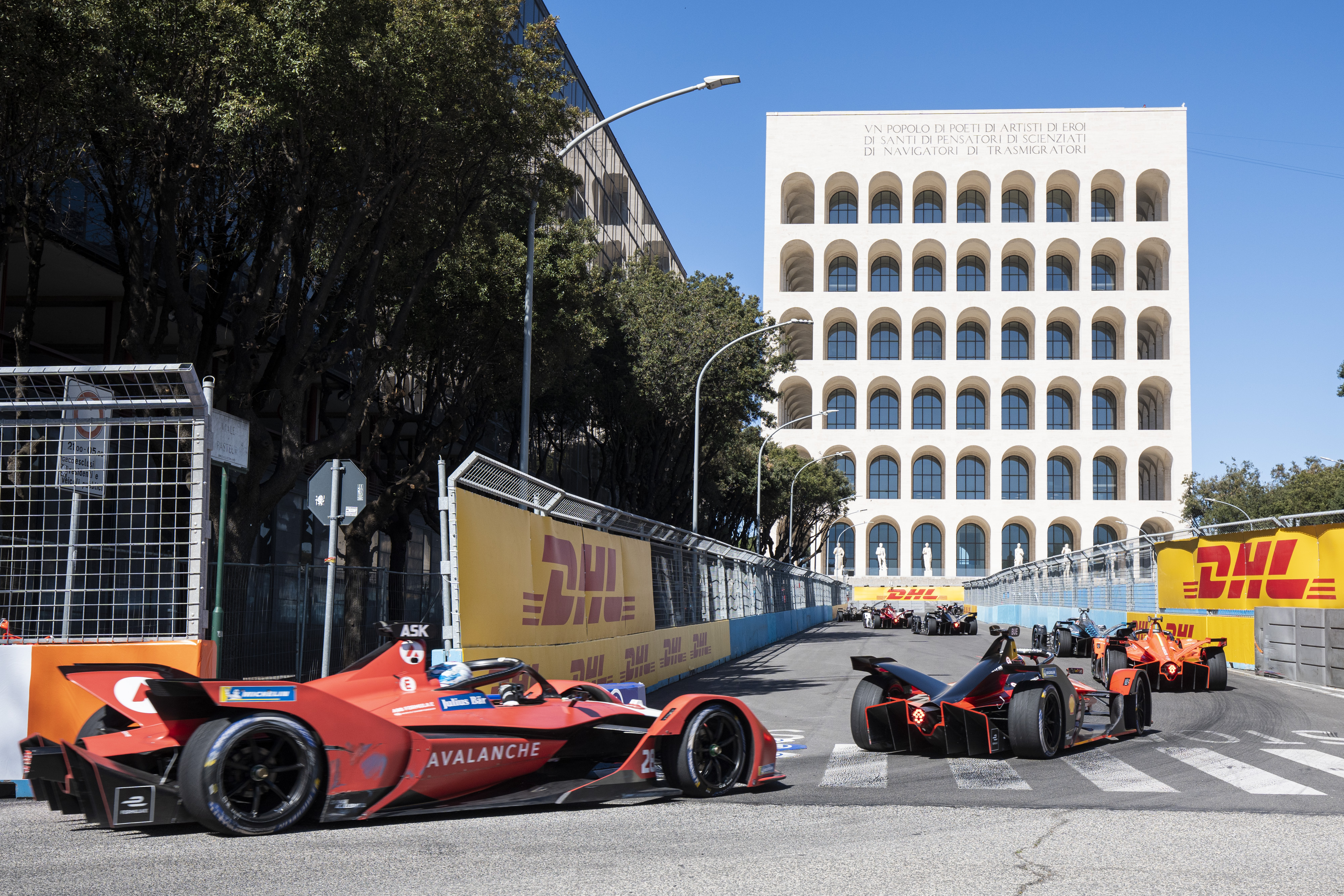 ROME, ITALY - 2022/04/10: Oliver Askew competes during the Round 5 Race of the 2022 Rome E-Prix as part of ABB FIA Formula E World Championship 8 season. (Photo by Stefano Costantino/SOPA Images/LightRocket via Getty Images)