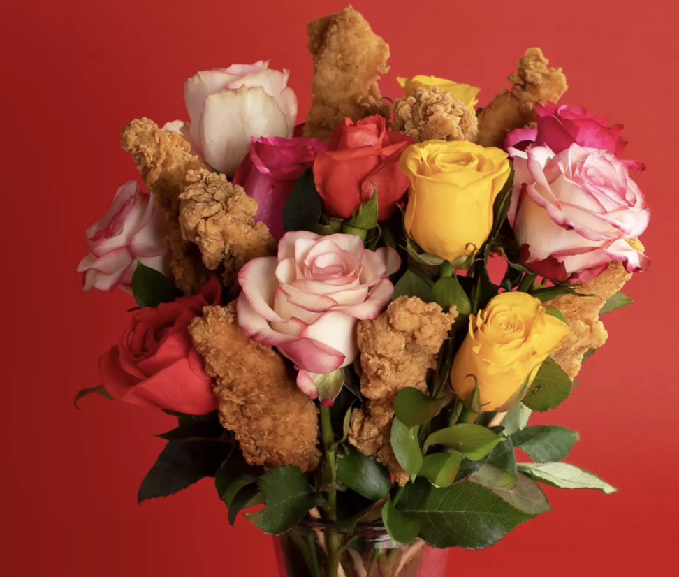 KFC offering fried chicken floral arrangements for limited-time