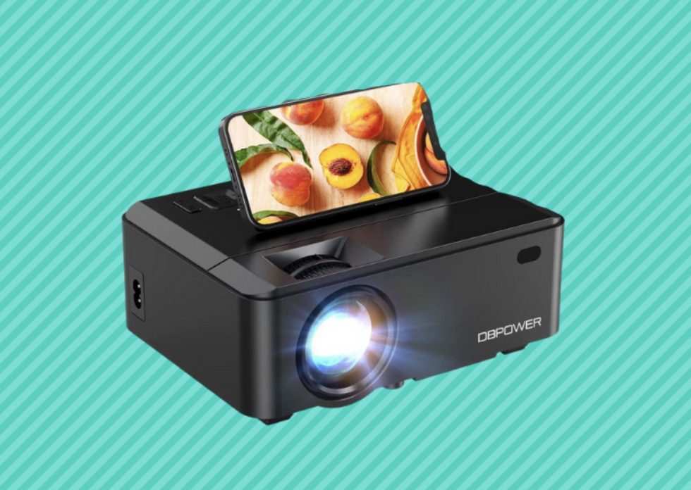 The Power mini projector is on sale