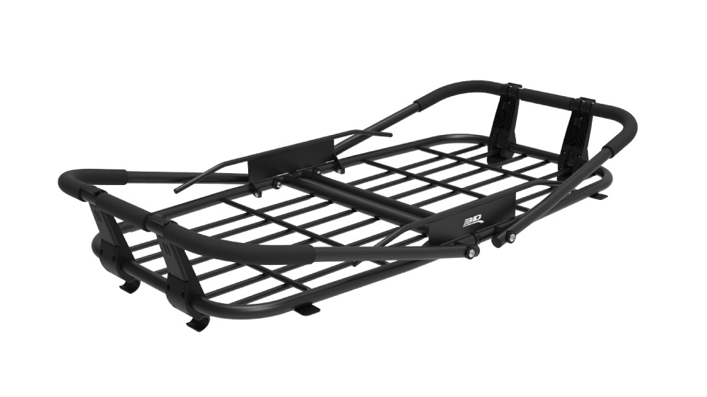 3D Outdoor可收折多功能車頂行李盤，非固定式多功能設計。