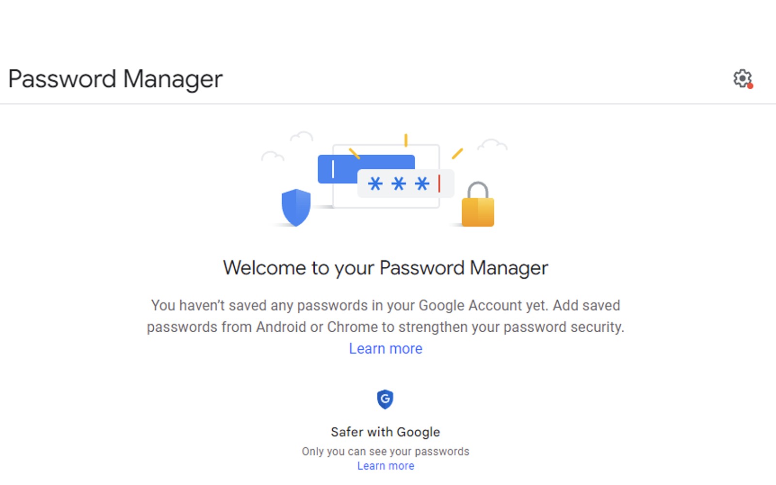 Google Password Manager