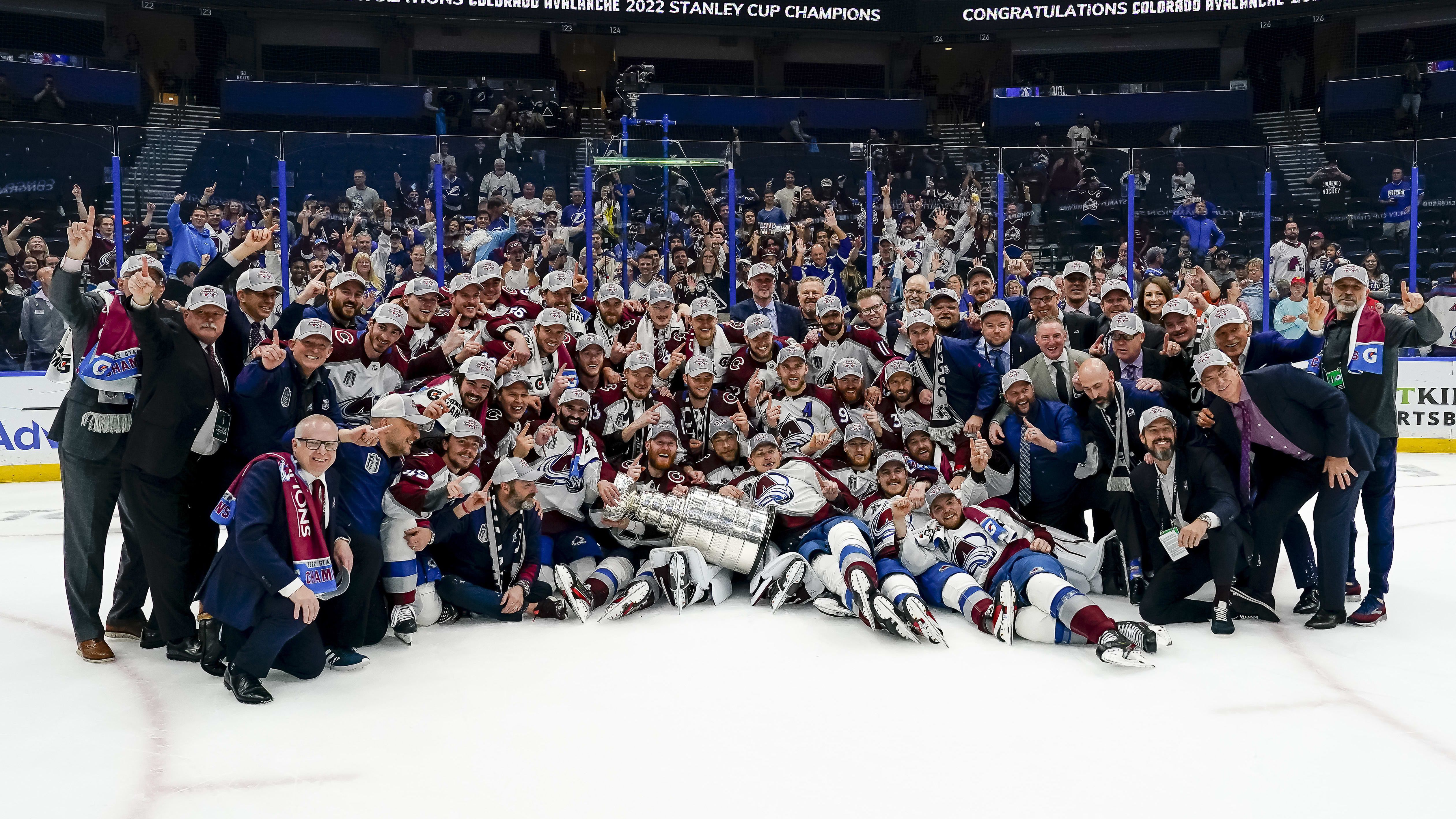 NHL on X: THE @Avalanche ARE THE 2021-22 #StanleyCup CHAMPIONS!!! 🏔🏆   / X