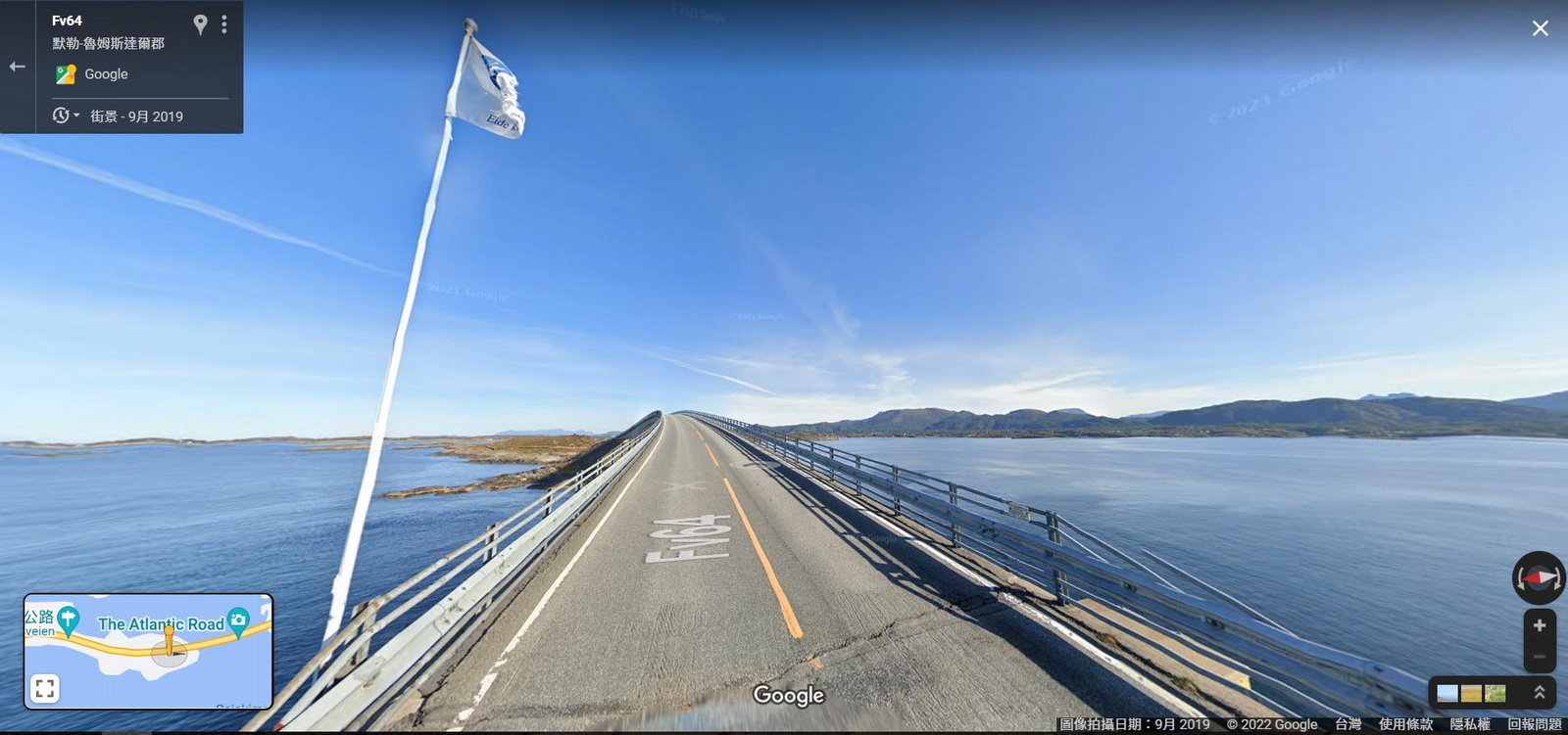 圖／「大西洋海濱公路」設計獨特加上得天獨厚的美景，每年都吸引許多觀光客朝聖，為挪威著名的觀光公路之一。
