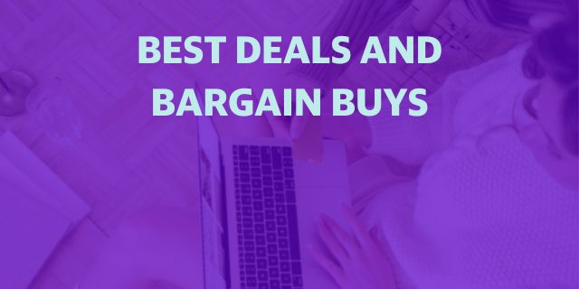 Amazon Prime Day banner reading 'Best deals and bargain buys'