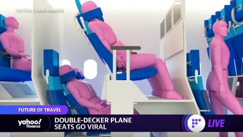 New aircraft seatback concept supports passenger 'micro-nesting' - Runway  GirlRunway Girl