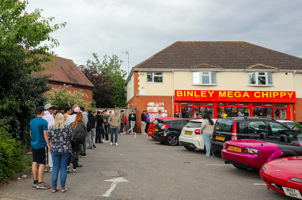 Binley Mega Chippy Owners have no idea why takeaway has gone viral