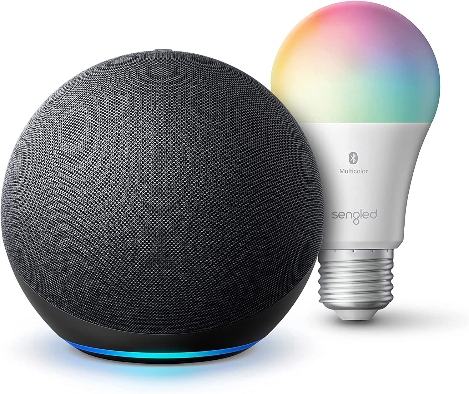 Echo + smart light bulb