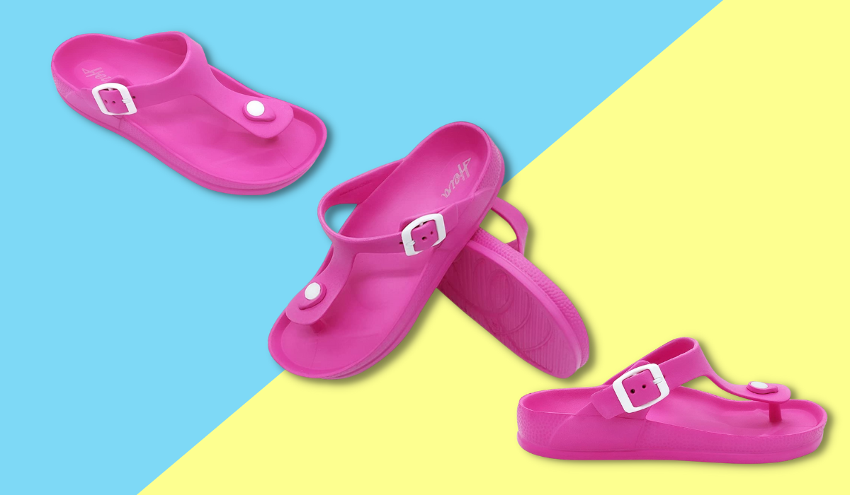 hot pink sandals