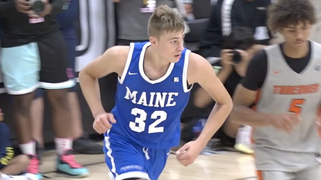 Cooper Flagg highlights from Nike's Peach Jam