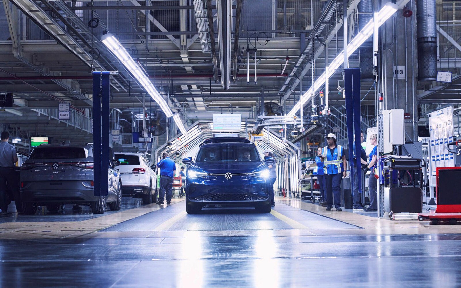 Volkswagen startet Produktion von Elektrofahrzeugen ID.4 in den USA