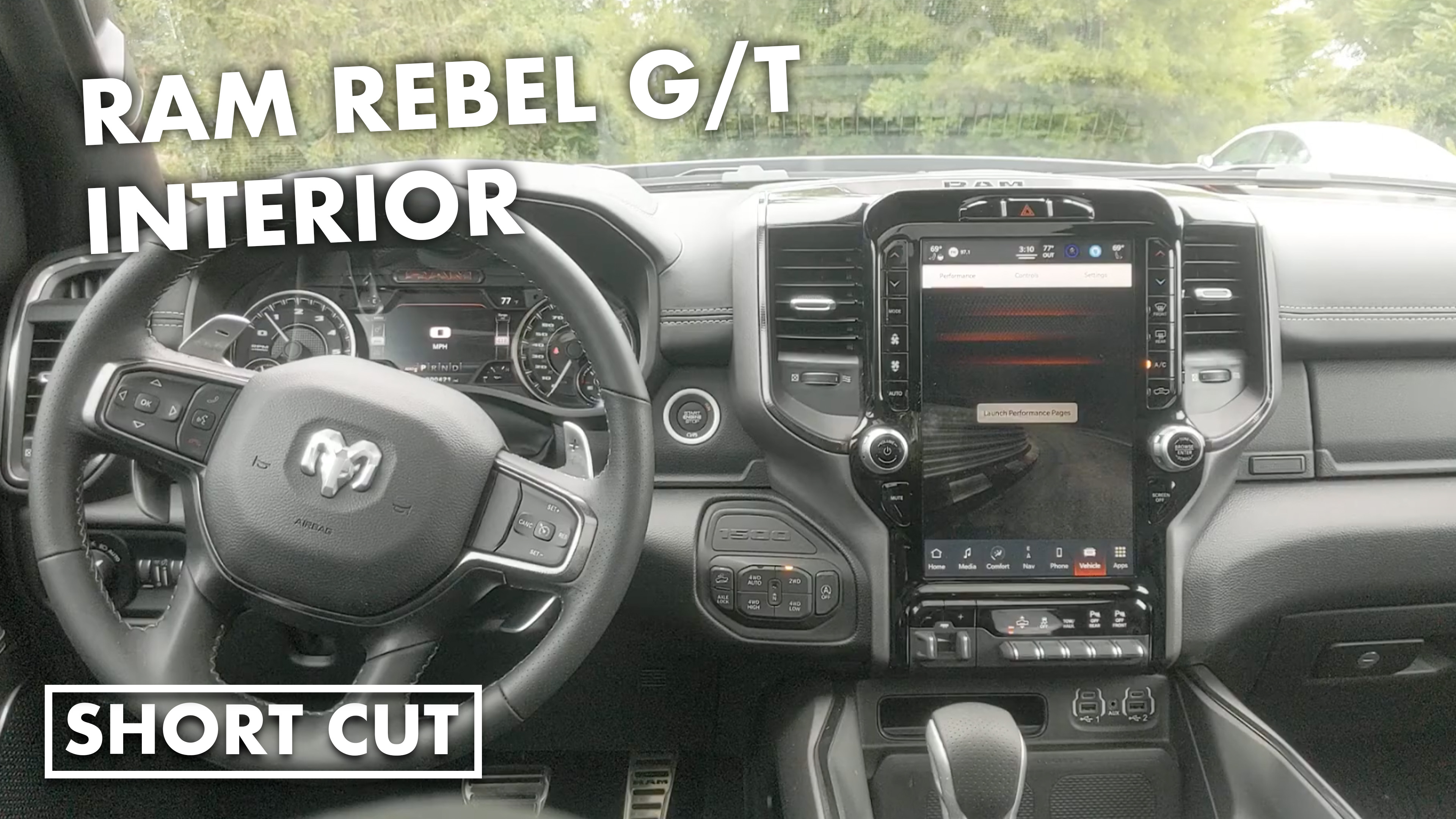 2022 dodge ram rebel interior