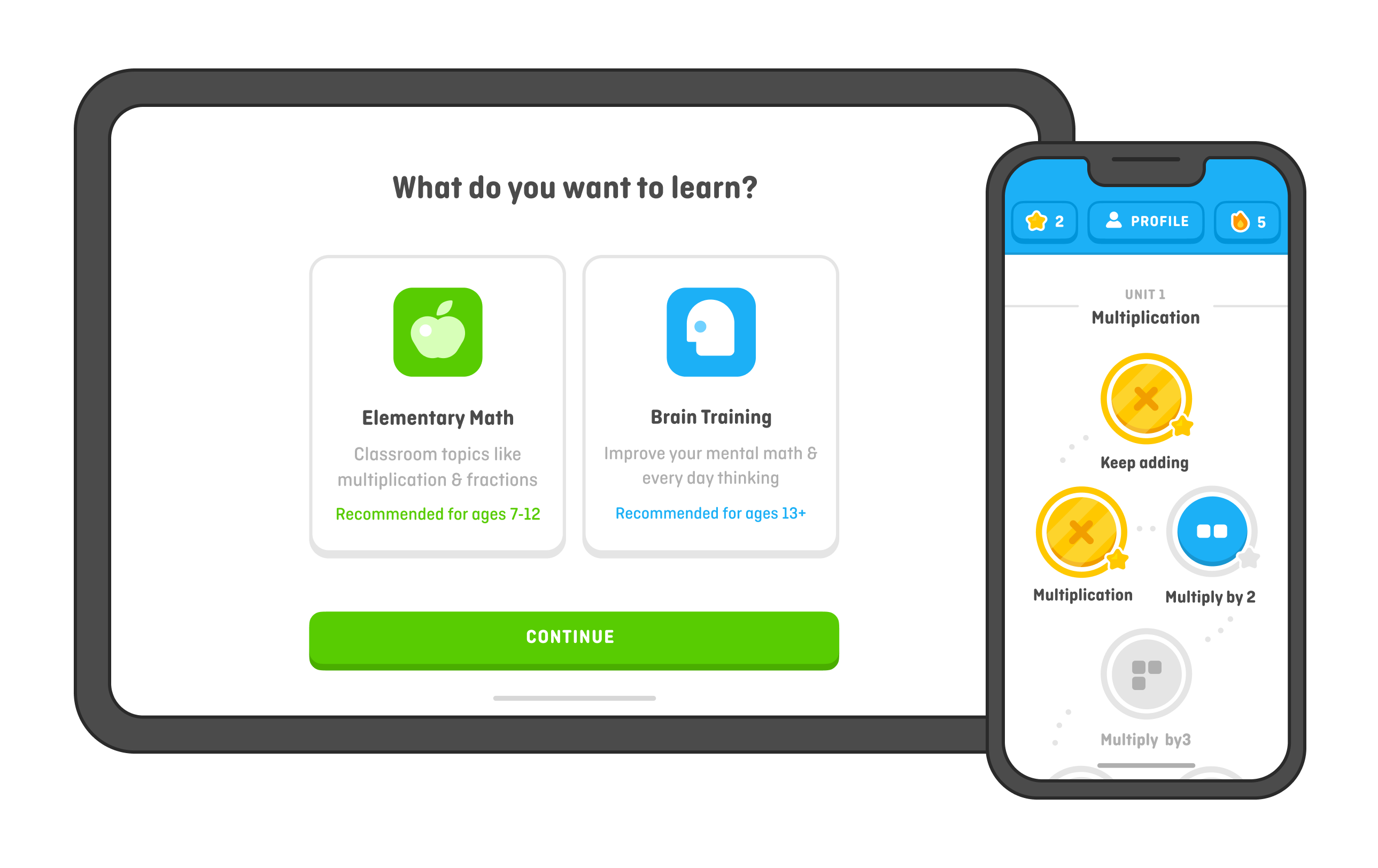 Duolingo s’étend aux cours de mathématiques et à l’entraînement cérébral