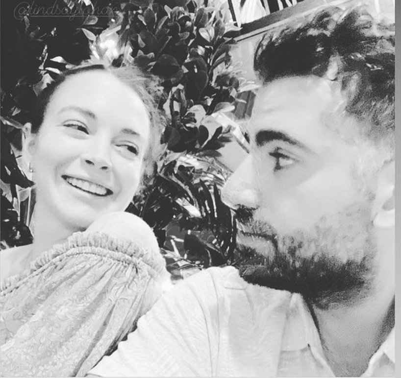 Lindsay Lohan smiles at husband Bader Shammas in new photo: ‘ma man’