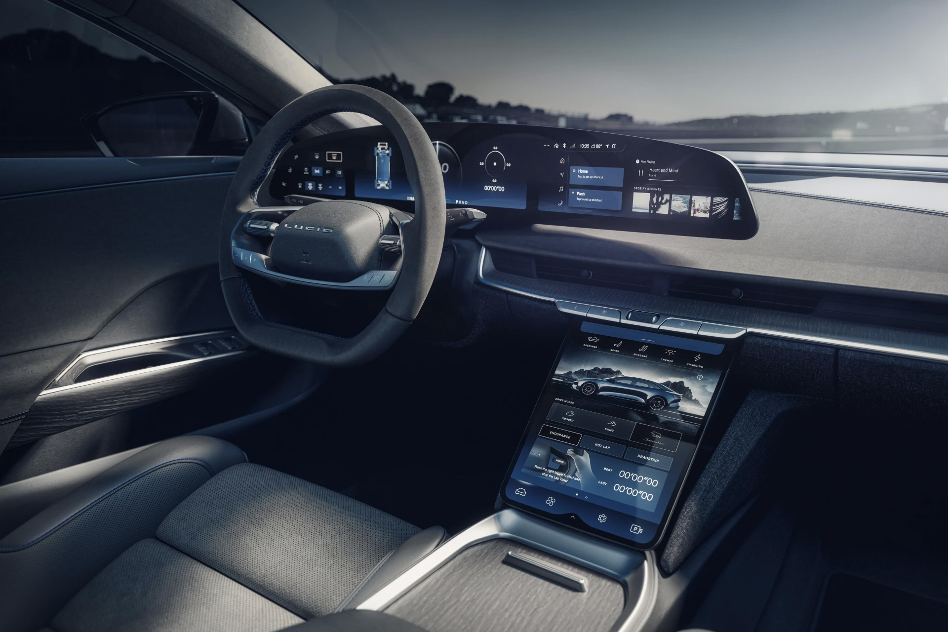 Lucid Air Sapphire interior