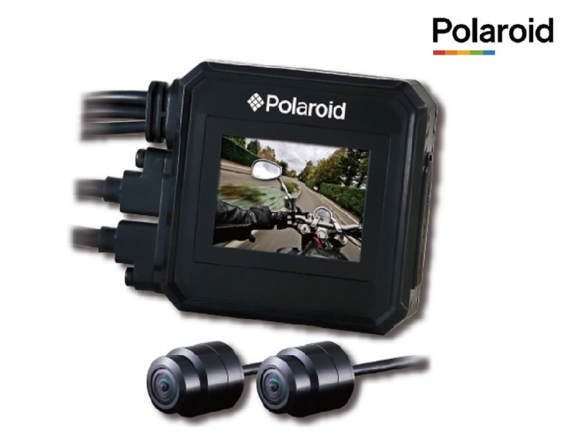 ▲Polaroid 蜂鷹MS295WG夜視雙鏡 GPS機車行車紀錄器，主機鏡頭防塵防水係數再升級。（圖片來源：Yahoo購物中心）