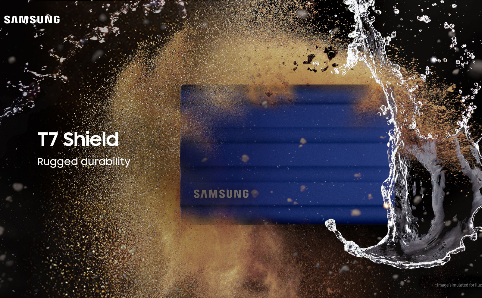 Le SSD TB T7 Shield de Samsung tombe à 100 $