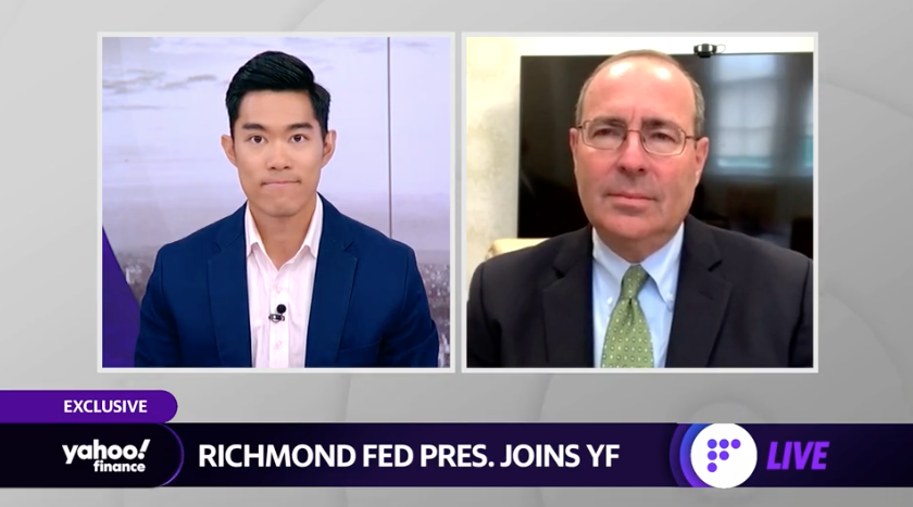 Richmond Fed President Tom Barkin speaks with Yahoo Finance [Transcript]