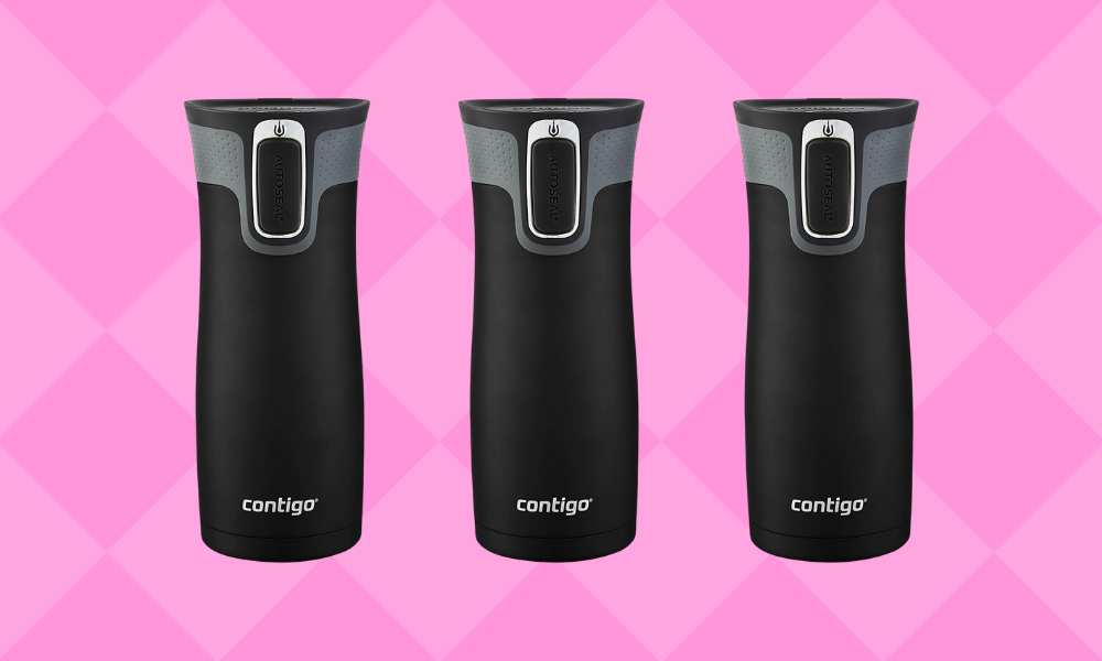 Contigo Travel Mug, Spill-Proof, Matte Black, West Loop 2.0, 16 Ounce