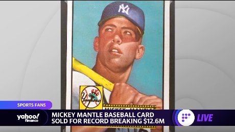 Mint-Condition Mickey Mantle Card Sells for Record-Shattering $12.6 Million