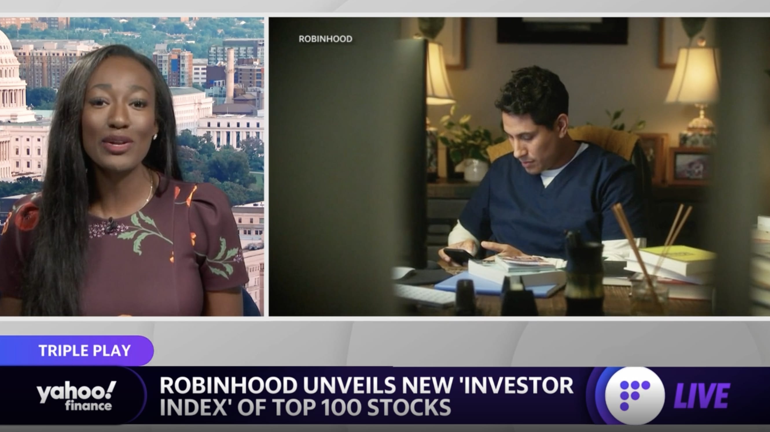 Robinhood unveils 'investor index' of top 100 stocks