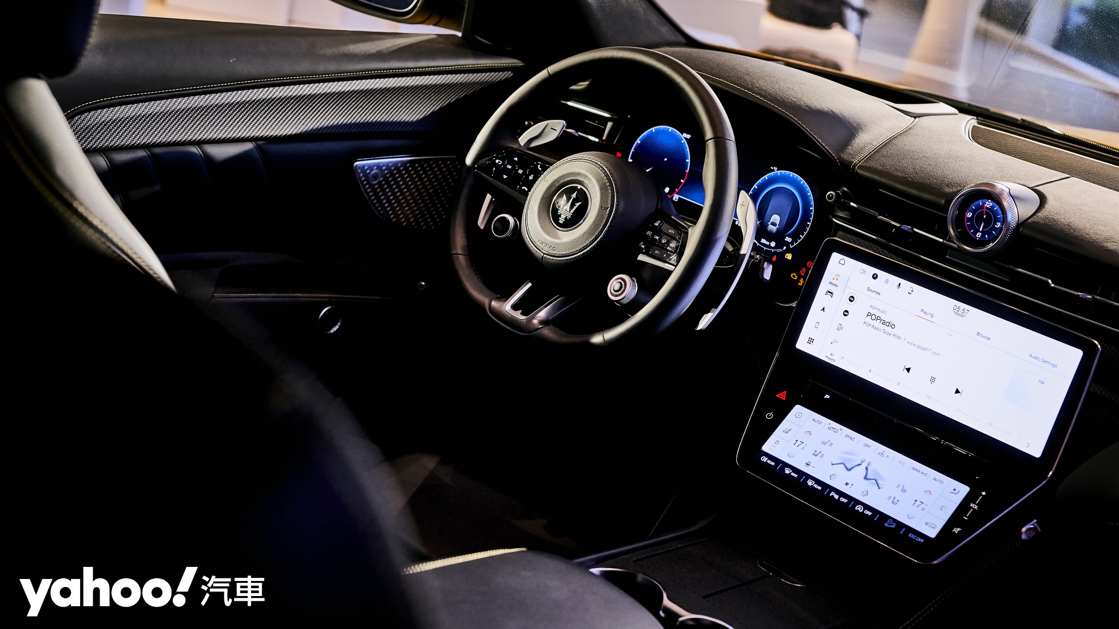 極簡化配置中帶有Maserati獨家座艙理念詮釋。