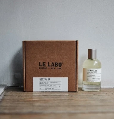 Le labo 檀香33 100ml，NT$7,580。圖片來源：IG@lelabofragrances