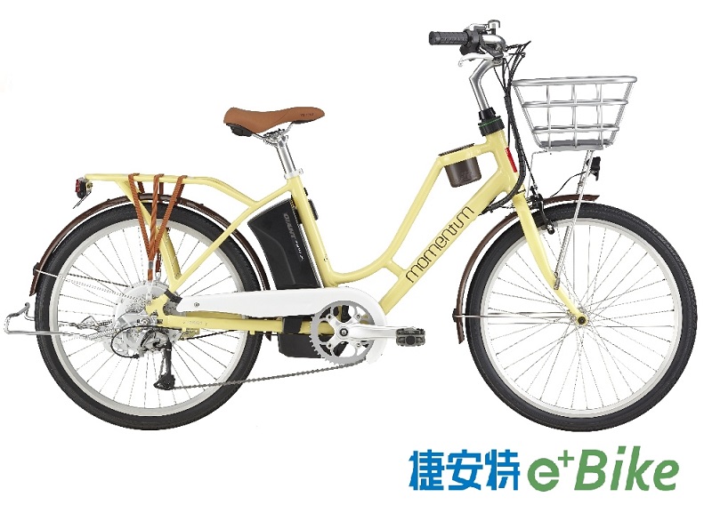 ▲momentum iNeed Latte E+ 都會休閒電動自行車，採買、兜風、載小孩一台搞定。（圖片來源：Yahoo購物中心）