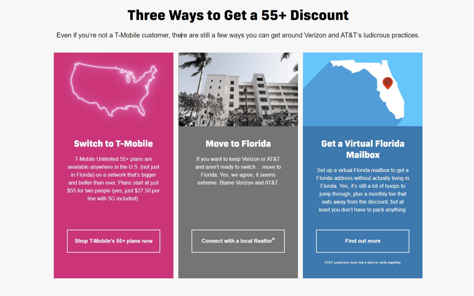 AT&T sues T-Mobile over 'dishonest and completely false' senior discount ad campaign