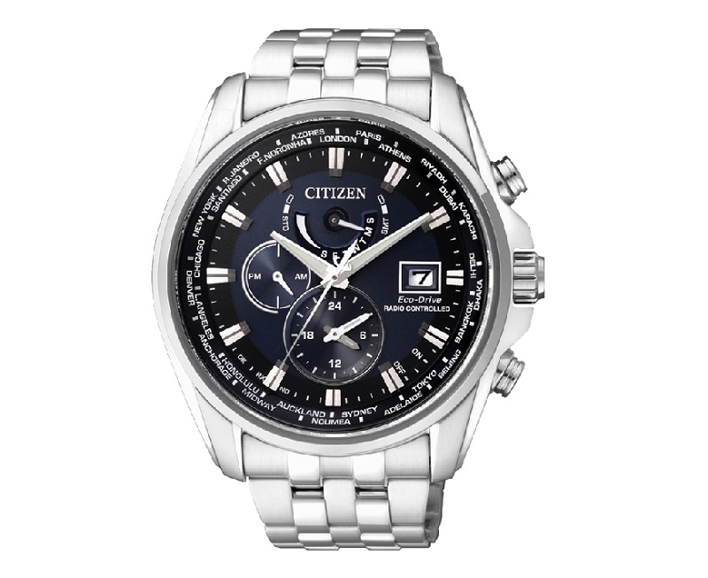 ▲CITIZEN Eco-Drive 競速賽車電波計時腕錶AT9031-52L，電波對時超精準。（圖片來源：Yahoo購物中心）