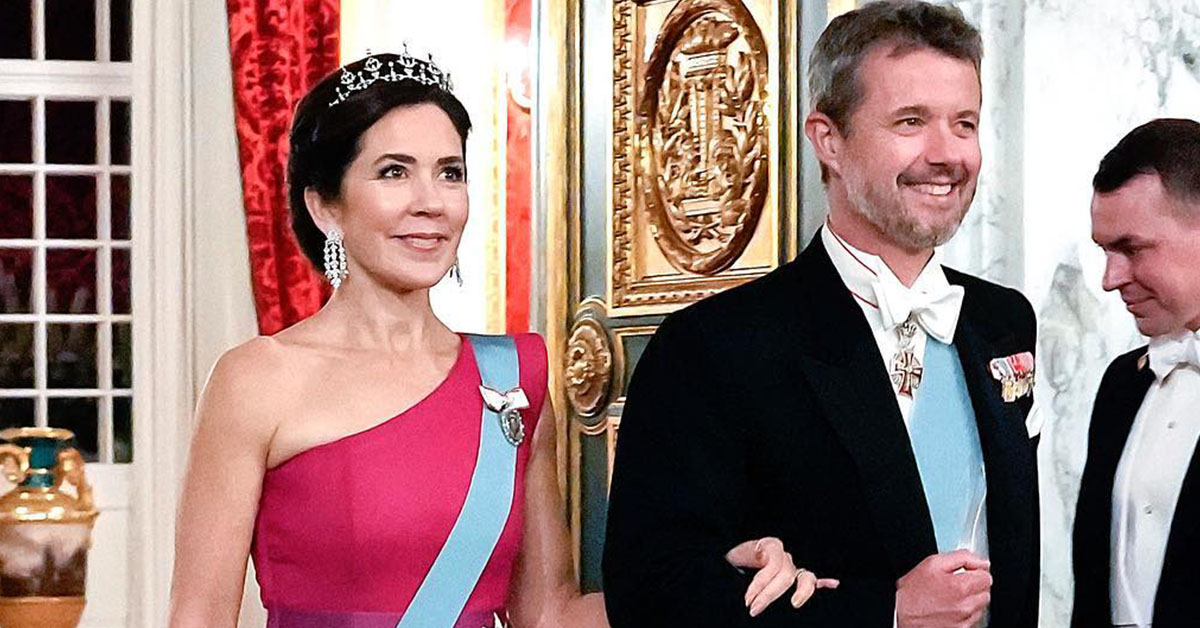 Crown Princess Mary of Denmark stuns in pink at Buckingham Palace