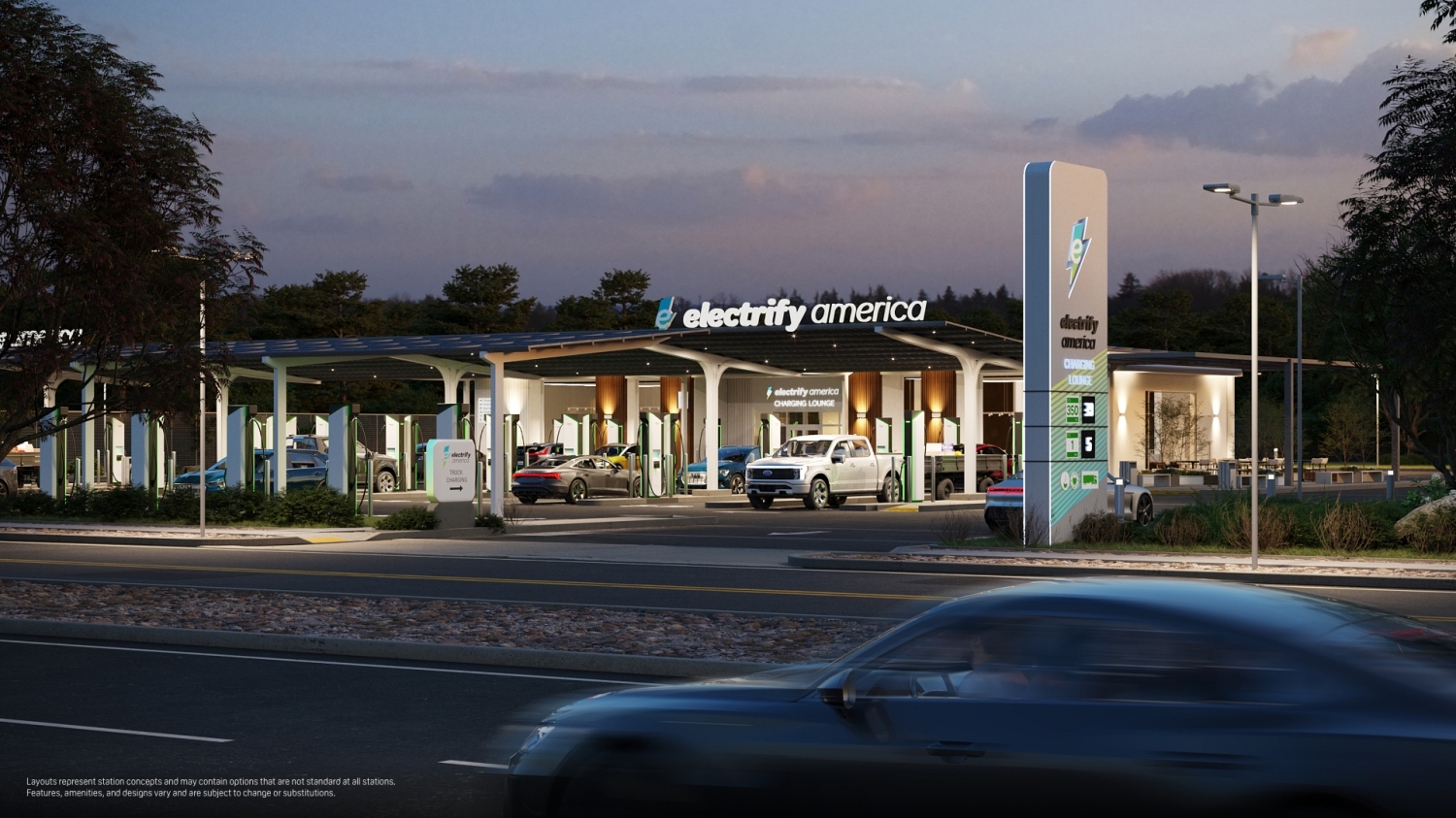 Electrify America wants to make EV chargers as easy to use as gas pumps