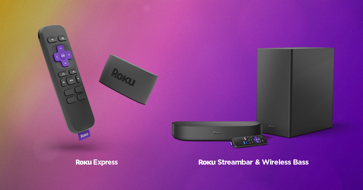 Roku reveals a new subwoofer and a revamped Roku Express