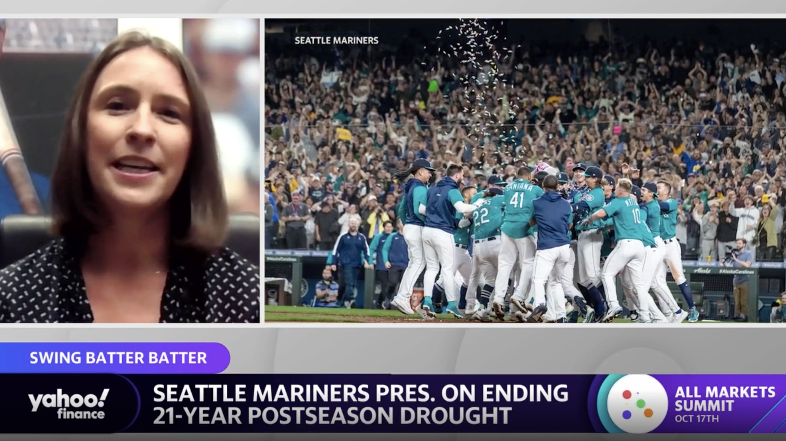 Seattle Mariners president talks ending postseason drought