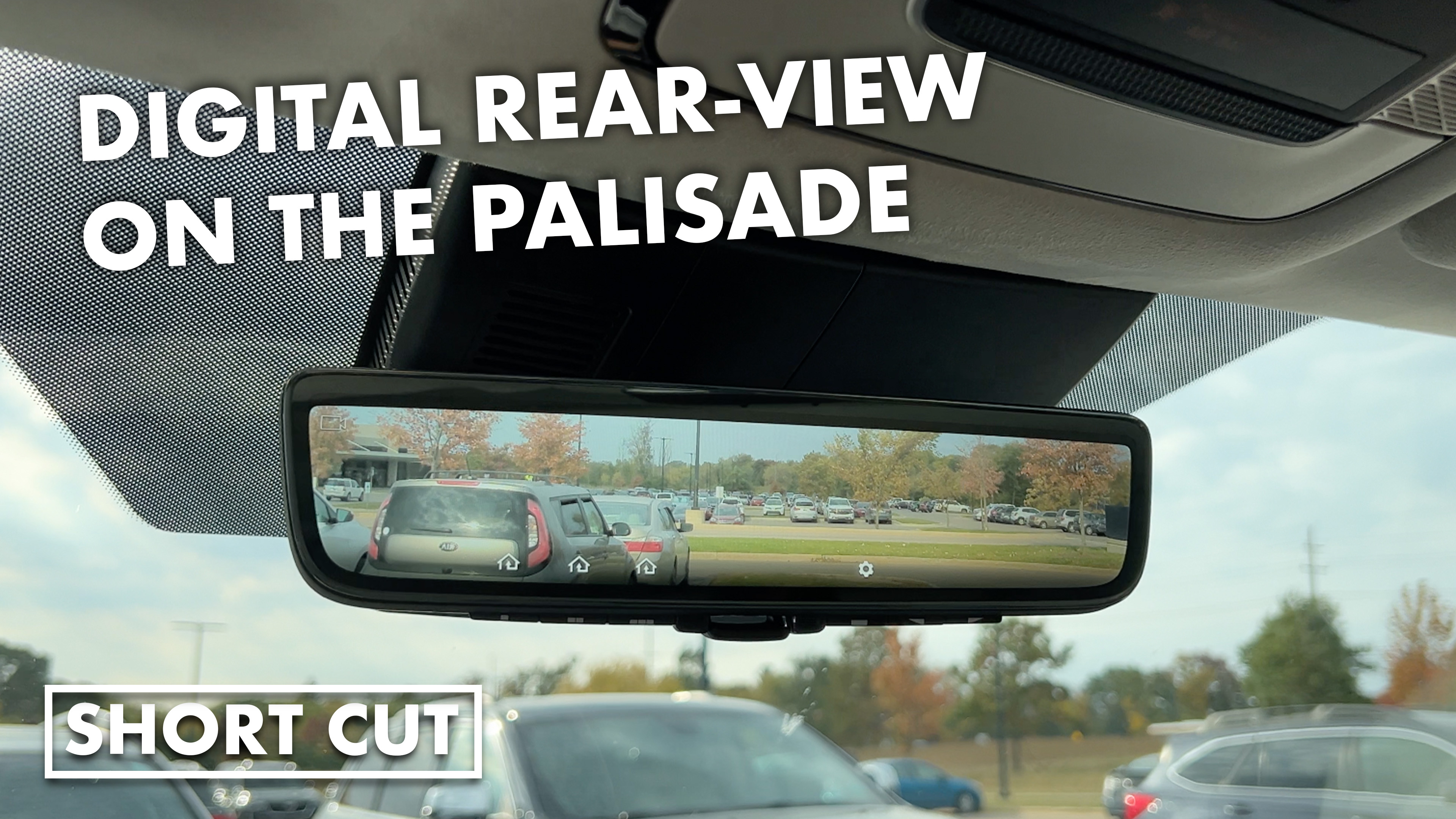 The 2023 Hyundai Palisade has a useful digital rearview camera mirror