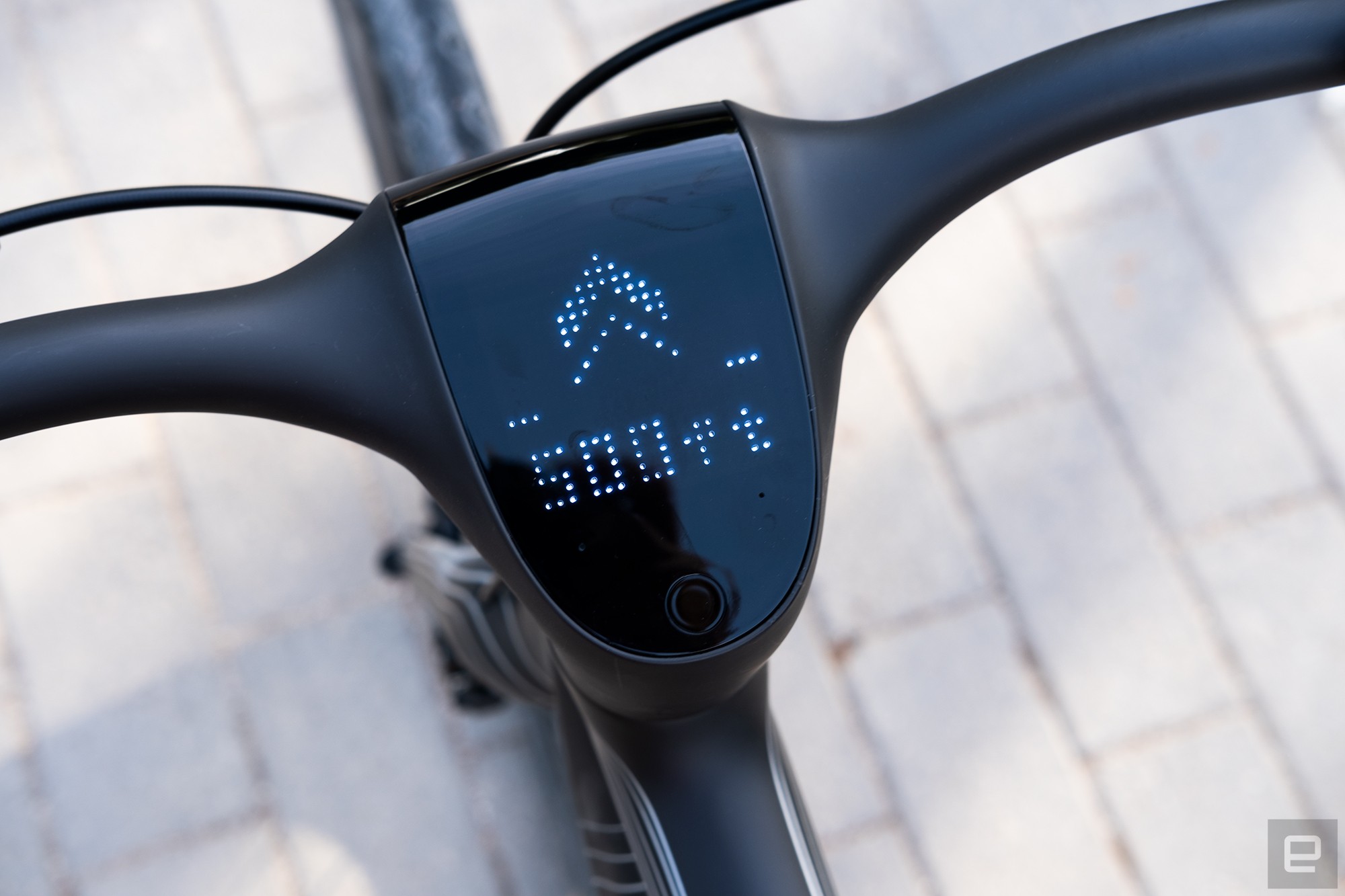 Urtopia ebike's built-in navigation.