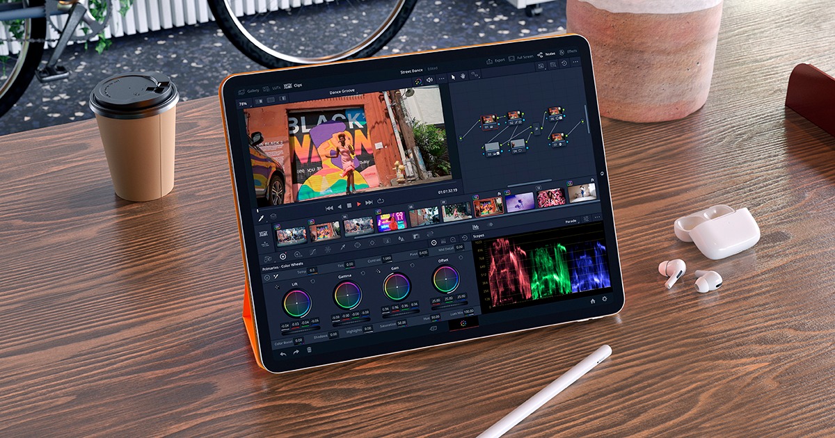 Le puissant éditeur vidéo DaVinci Resolve de Blackmagic arrive sur iPad