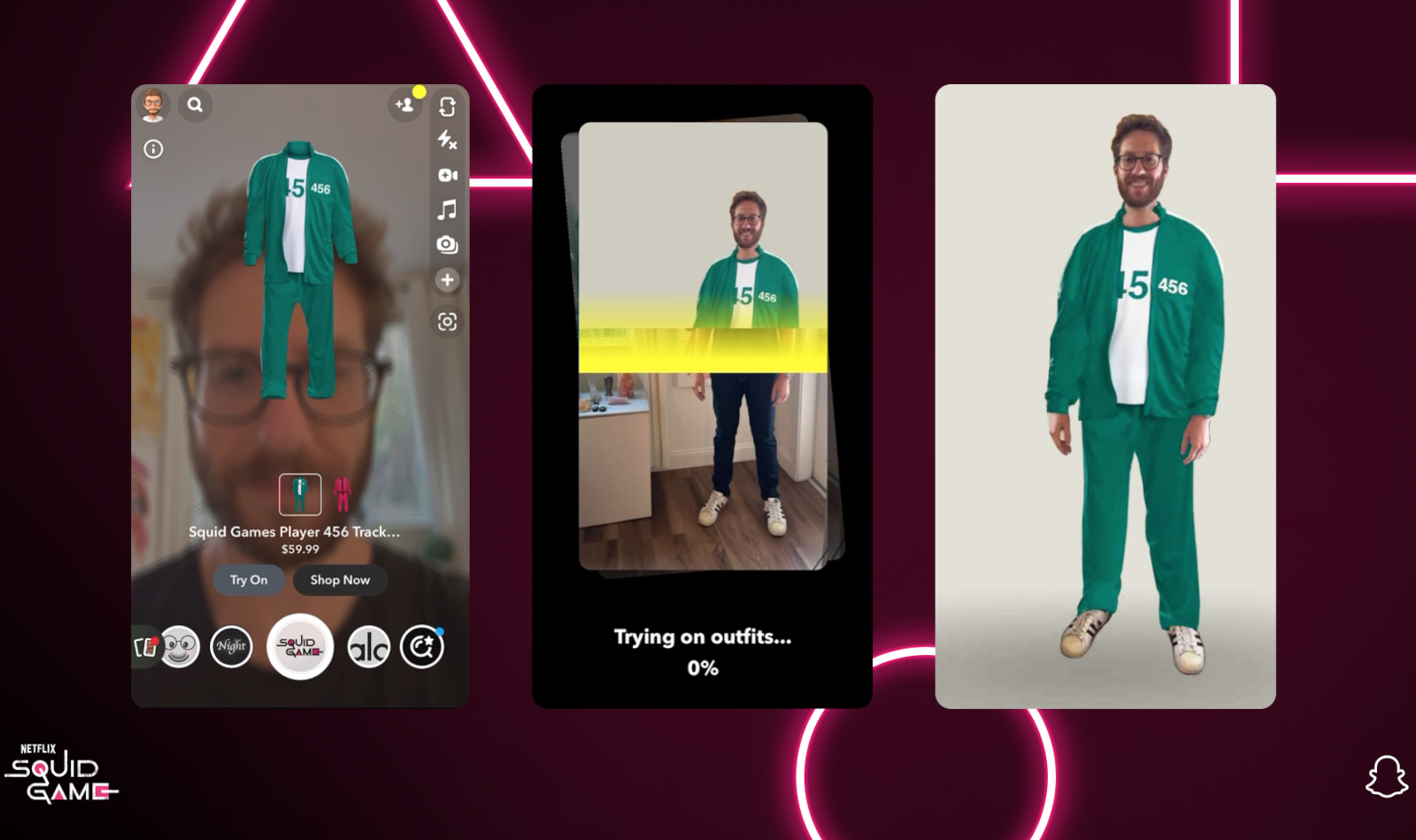 Snapchat’s new AR lenses let you try on and buy Halloween costumes