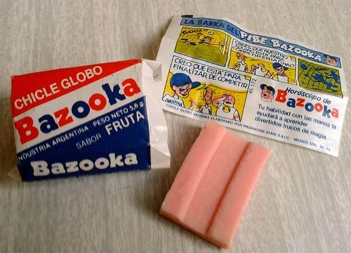 Los chicles Bazooka dejaron en los niños españoles algo más que mandíbulas  reventadas