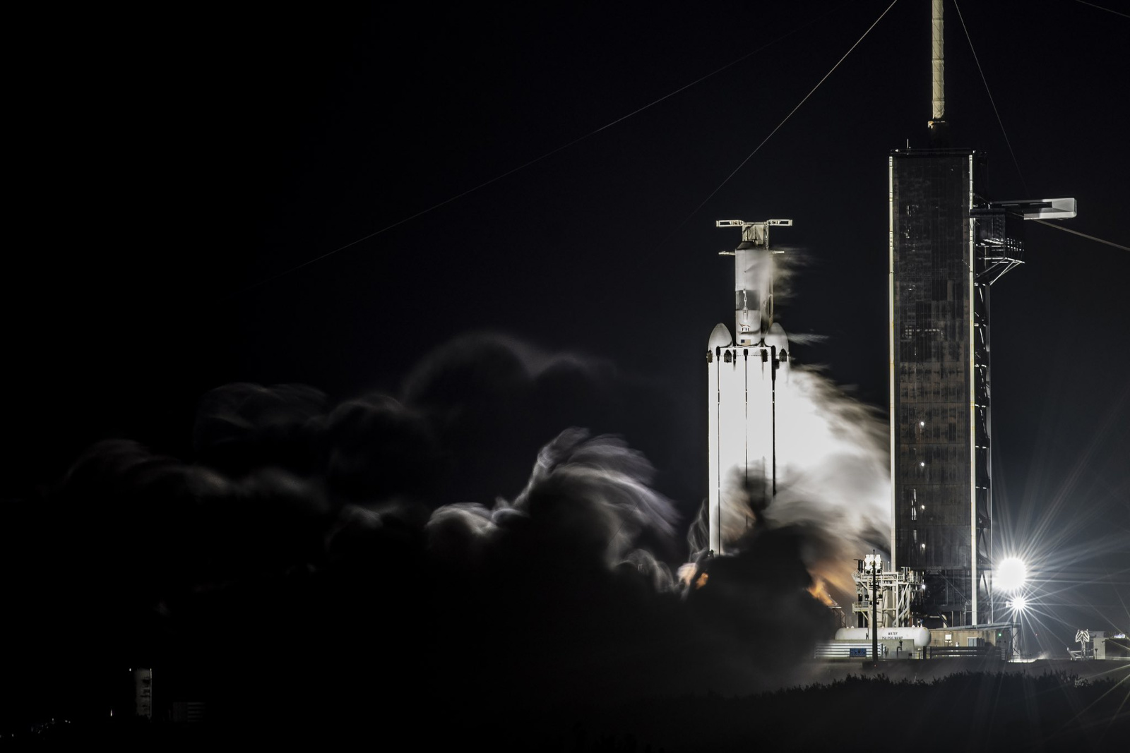SpaceX prepares for Falcon Heavy's first flight since 2019 with static firing test