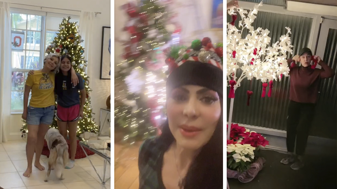 Los árboles de Navidad de los famosos: ¿quién tiene el más espectacular?