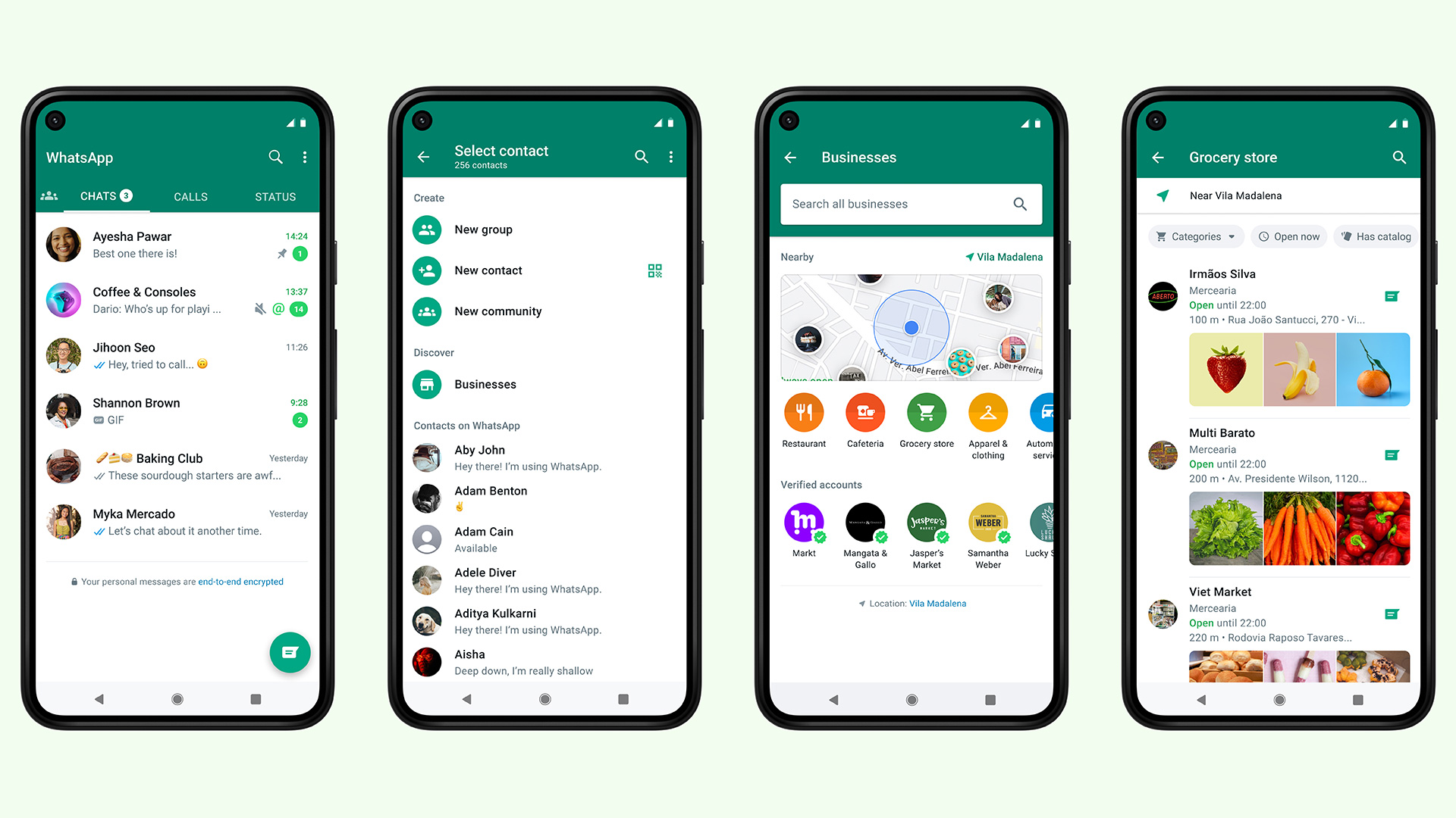 WhatsApp now helps you search for businesses