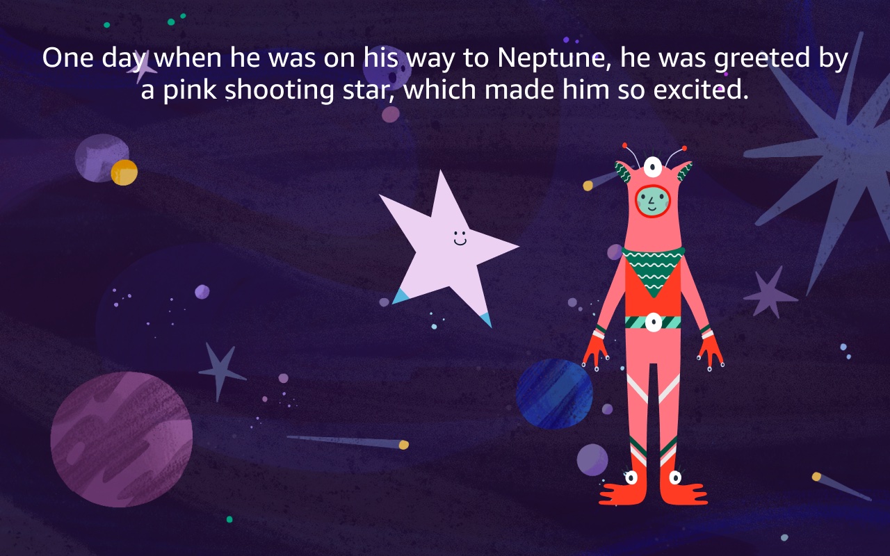 Amazon’s Create With Alexa generates unique animated children’s stories