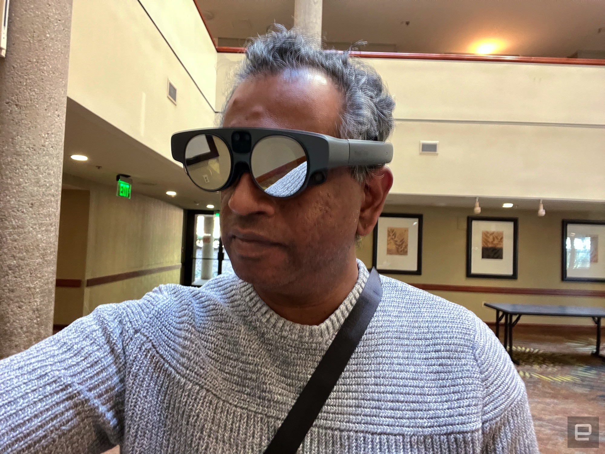 Wearing the Magic Leap 2 goggles" data-uuid="dd407659-0379-307b-b399-a7c98ebcafe2