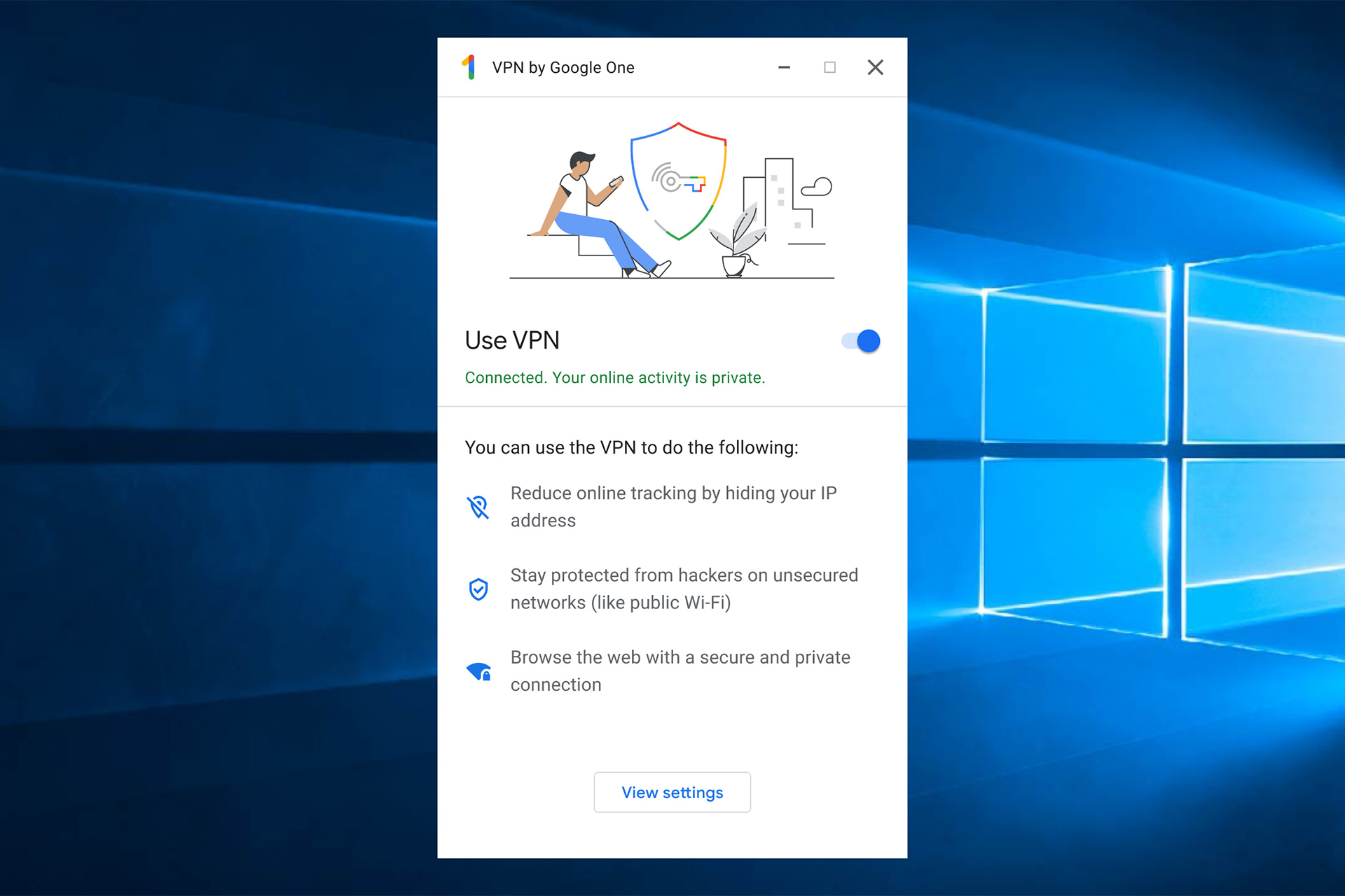 Das VPN von Google One ist für Mac und Windows verfügbar