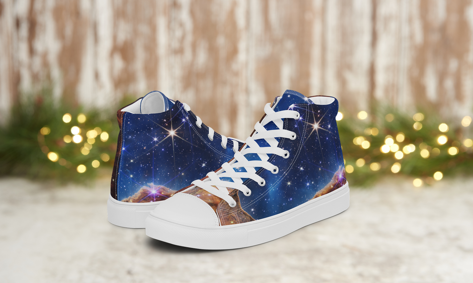 Startorialist JWST Cosmic Cliffs High Top Sneakers