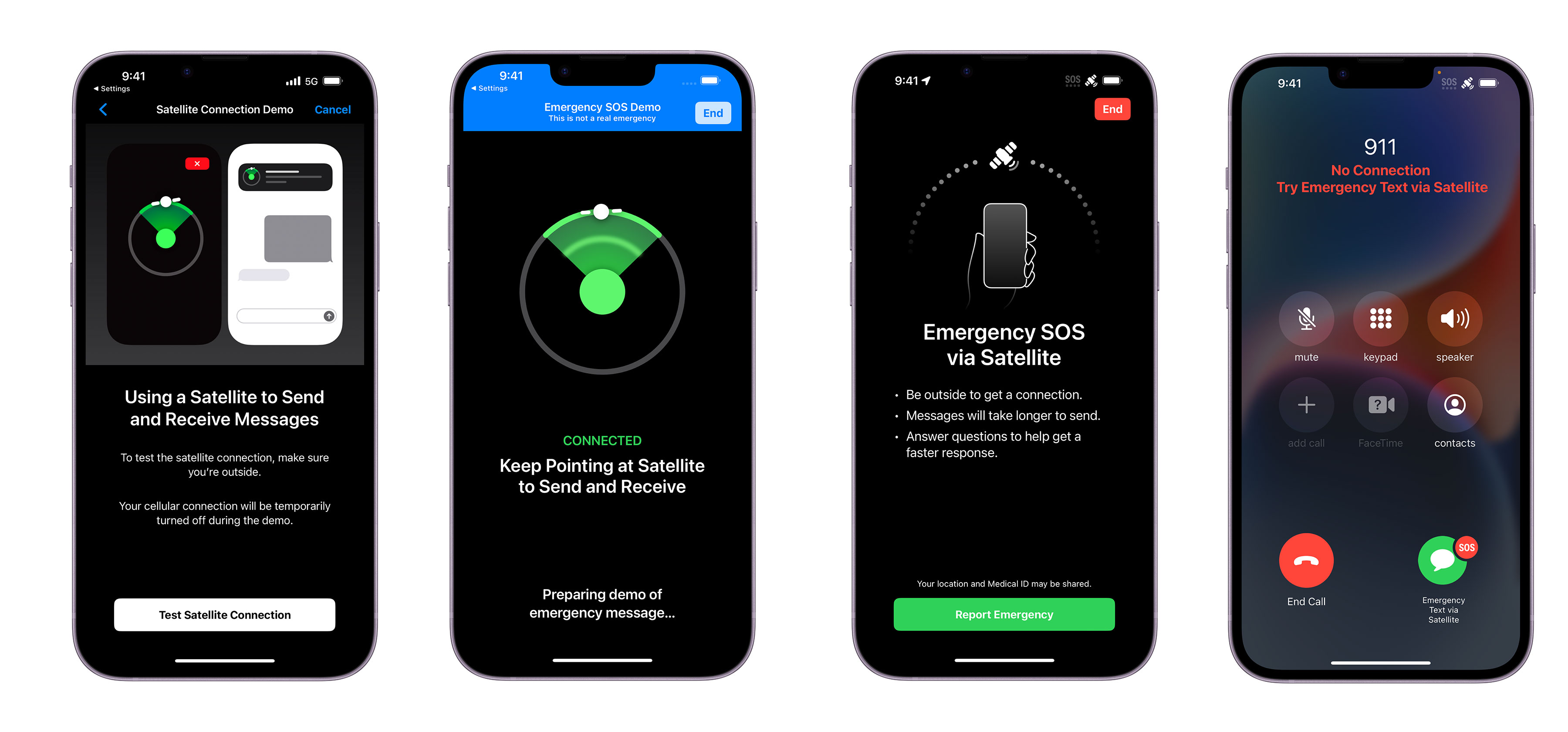 Apple Lets You Practice Sending Emergency Sos Texts Via Satellite In New Demo Mode Engadget