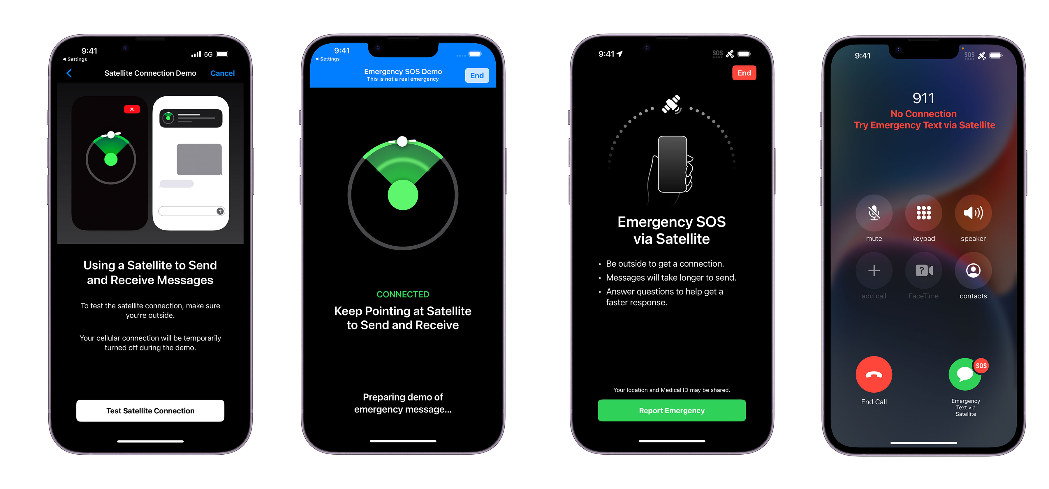 Apple lets you practice sending emergency SOS texts via satellite in new demo mode